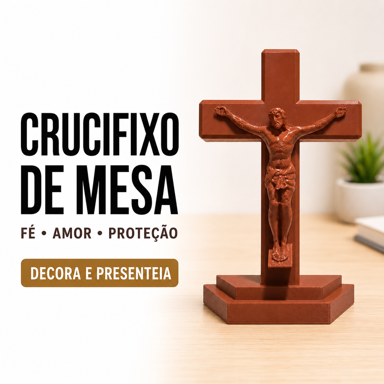 Crucifixo Decorativo Troian Arts